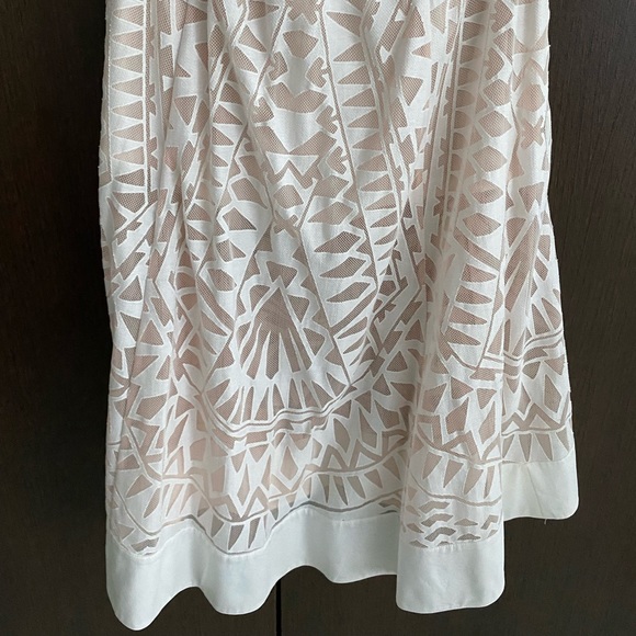 Bcbg high low skirt with shorts white and black available - Picture 6 of 17